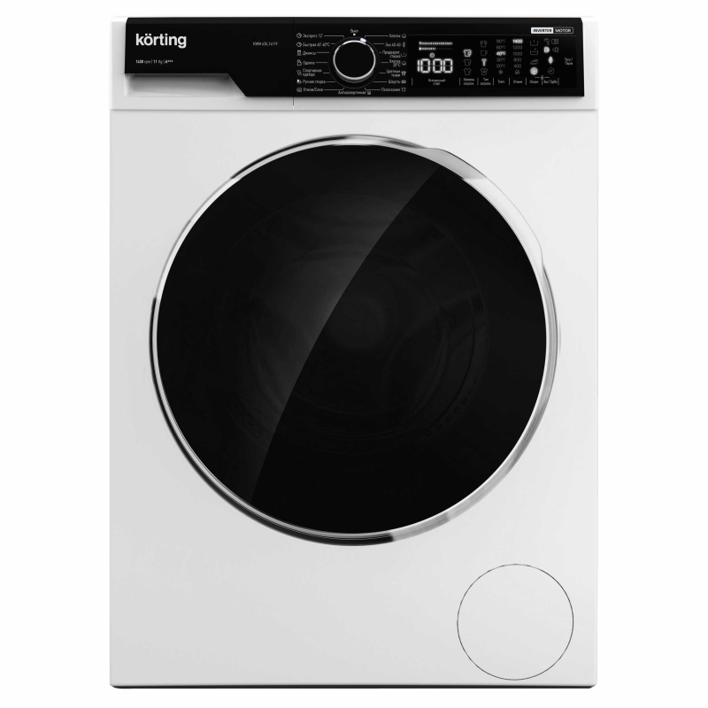 Отдельностоящая стиральная машина Korting KWM 63IL14119 с фронтальной загрузкой