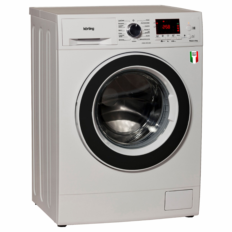 Отдельностоящая стиральная машина Korting KWM 42D1460 с фронтальной загрузкой