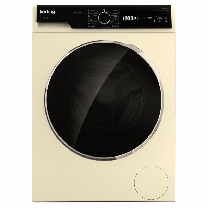 Отдельностоящая стиральная машина Korting KWM 42LS1267 B с фронтальной загрузкой