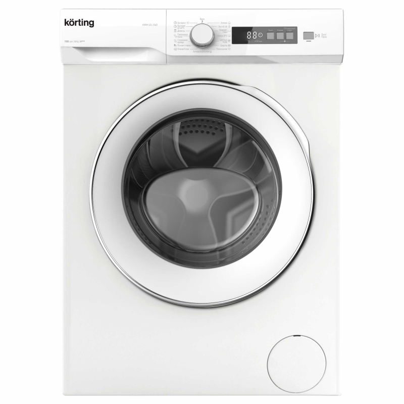 Отдельностоящая стиральная машина Korting KWM 42L1060 с фронтальной загрузкой