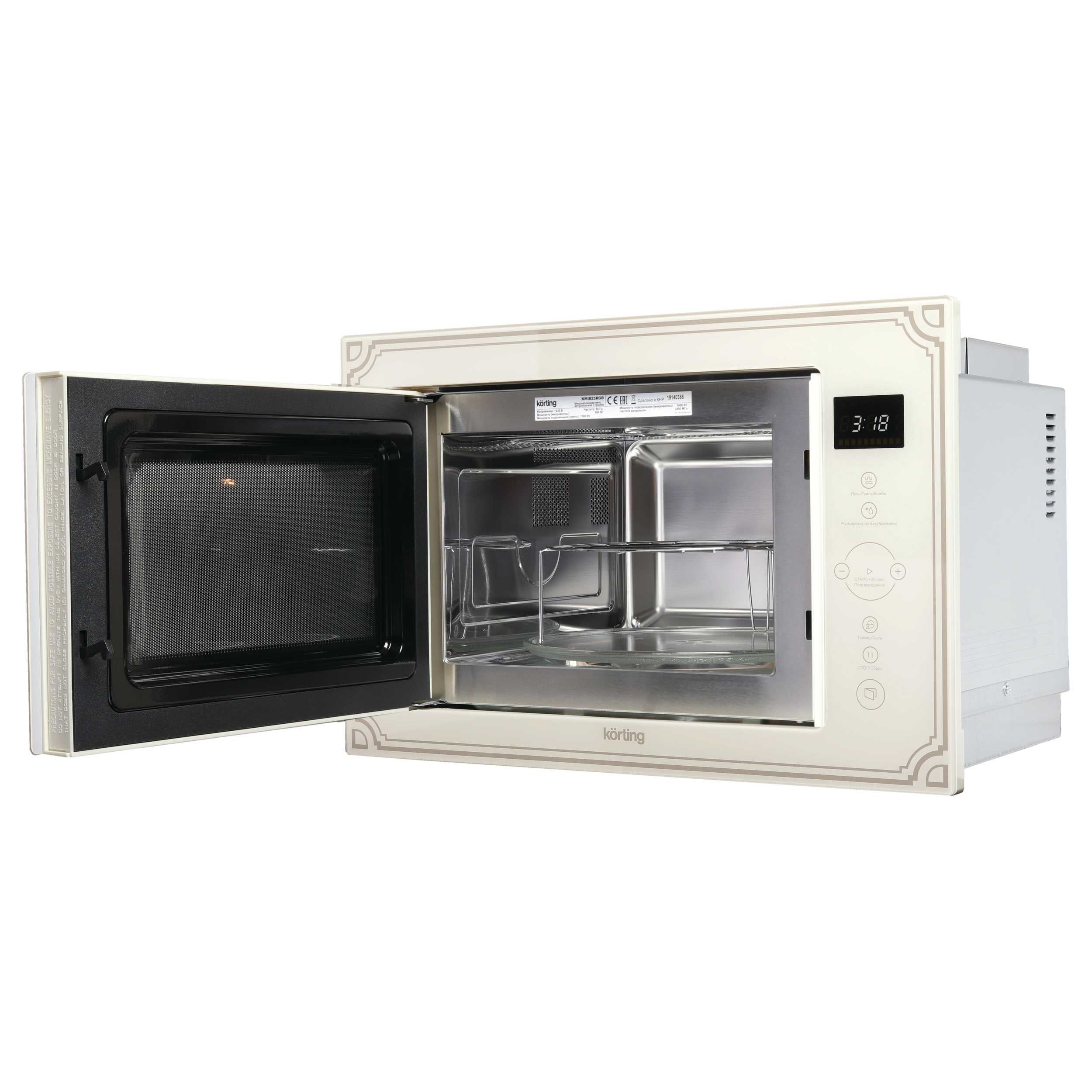 Встраиваемая микроволновая печь Korting KMI 825 RGB - фото 7