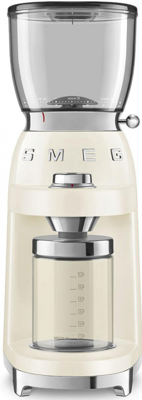 Кофемолка SMEG CGF11CREU кремовая