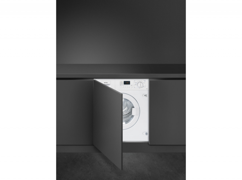 Встраиваемая стиральная машина SMEG LSIA127 с сушкой 60 см цвет белый