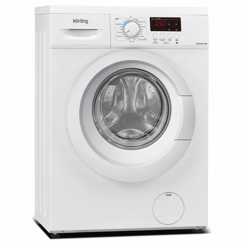 Отдельностоящая стиральная машина Korting KWM 40B1060 с фронтальной загрузкой