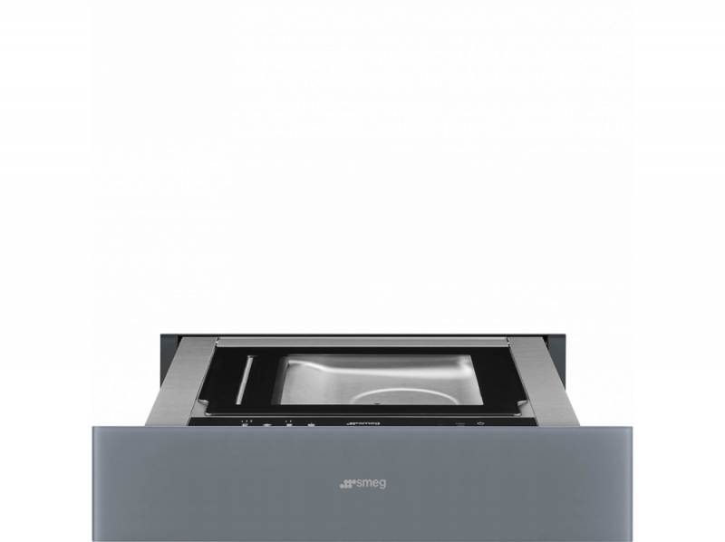 Вакууматор SMEG CPV115S 60 см высота 14 см серебристое стекло Stopsol открывание PUSH.