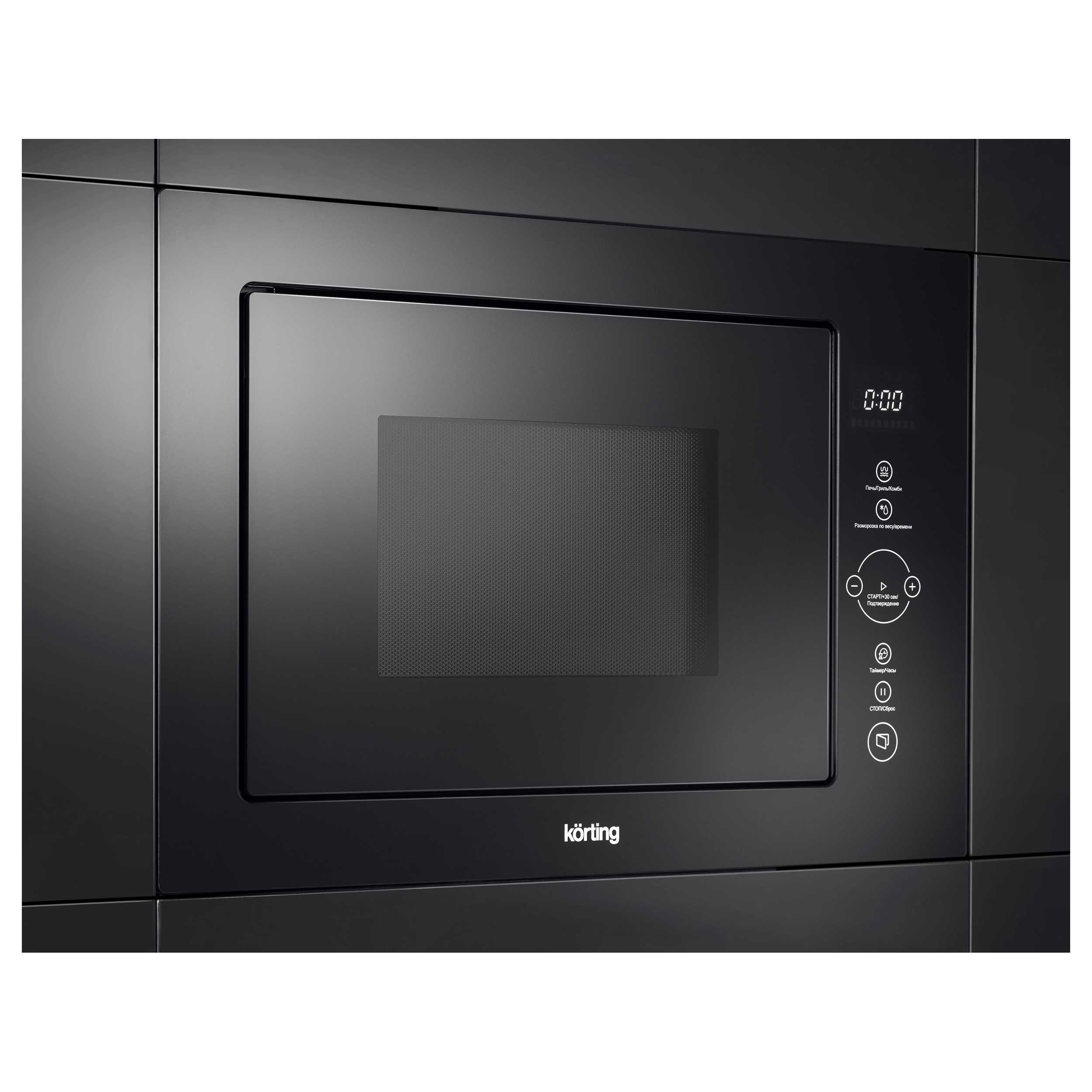 Встраиваемая микроволновая печь Korting KMI 825 TGN - фото 4