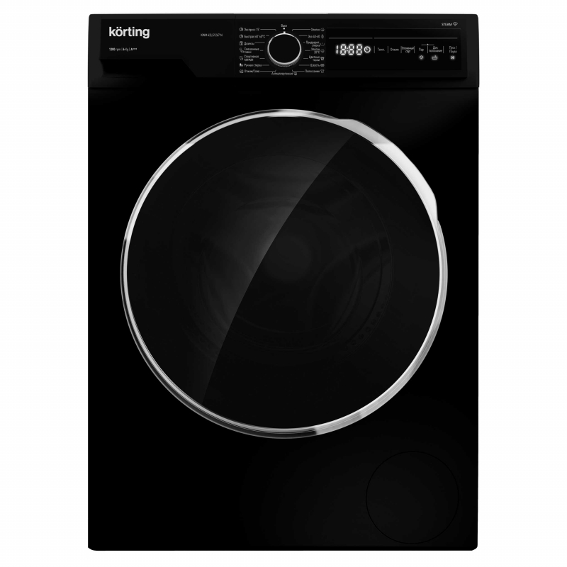 Отдельностоящая стиральная машина Korting KWM 42LS1267 N с фронтальной загрузкой