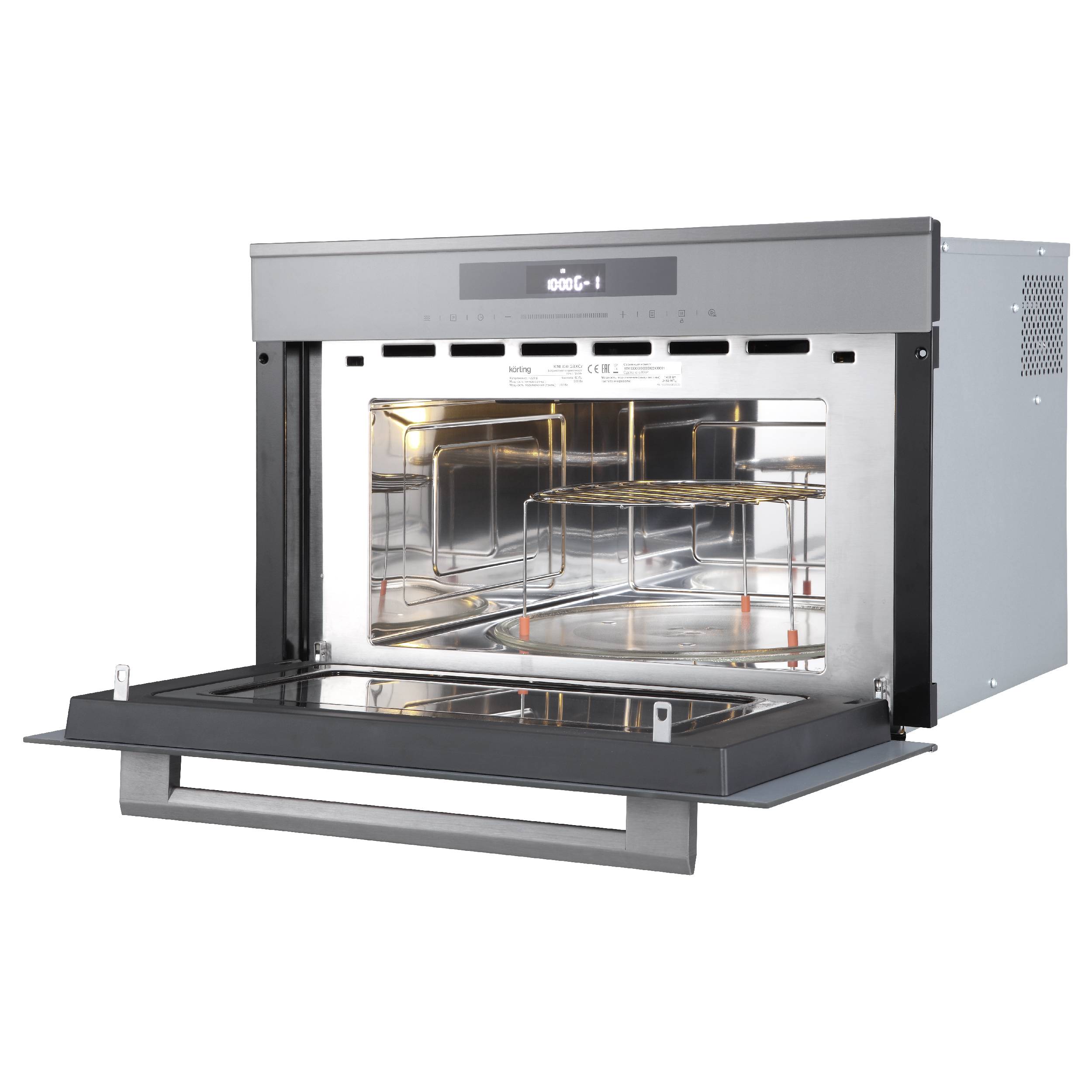 Встраиваемая микроволновая печь Korting KMI 830 GBXGr - фото 4