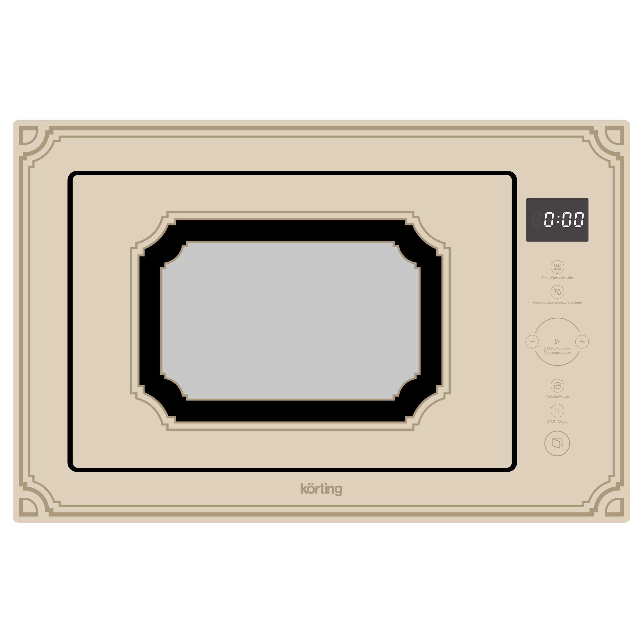 Встраиваемая микроволновая печь Korting KMI 825 RGB - фотография